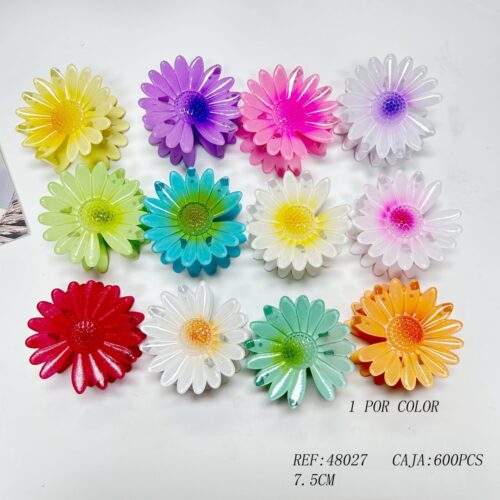 Pinzas de Pelo Flor 7,5 cm.