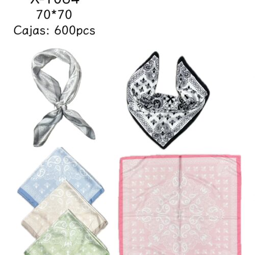 Pañuelo Cuadrado 70x70cm Estampado