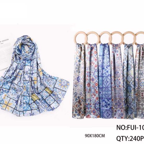 Fular Estampado 90 x 180 cm