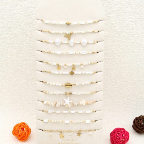 Pulsera Acero Bolitas