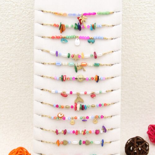 Pulsera Acero Bolitas