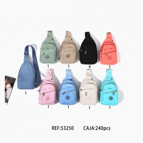 Bandolera de Tela con Cremallera