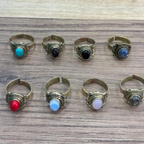 Anillo Dorado Piedra