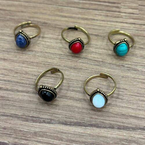 Anillo Dorado Piedra