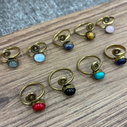 Anillo Dorado Piedra