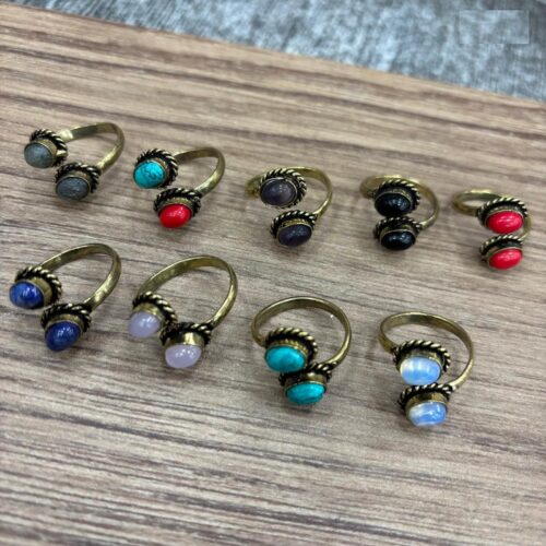 Anillo Dorado Piedra