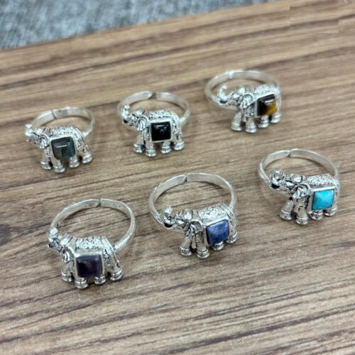 Anillo Plateado Piedra