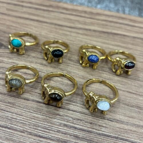 Anillo Dorado Piedra