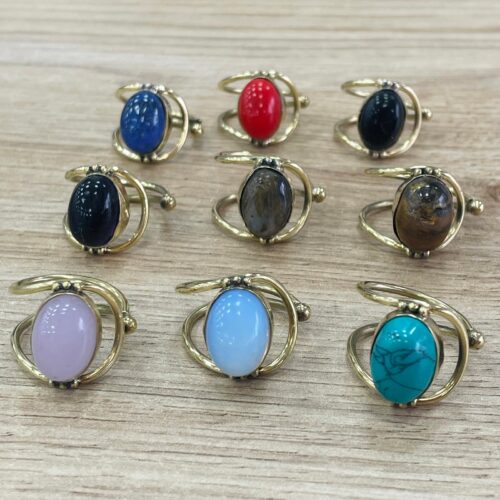 Anillo Dorado Piedra