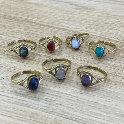 Anillo Dorado Piedra