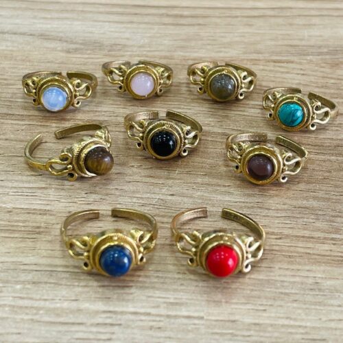 Anillo Dorado Piedra