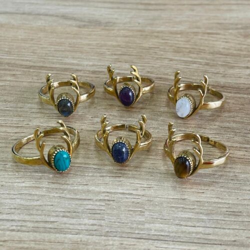 Anillo Dorado Piedra