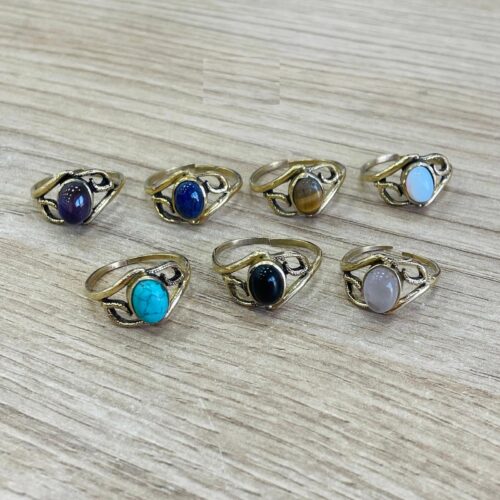 Anillo Dorado Piedra