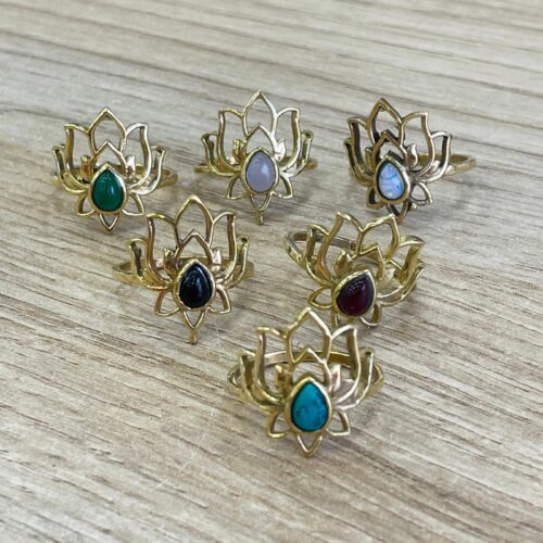 Anillo Dorado Piedra