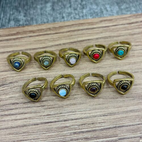 Anillo Dorado Piedra