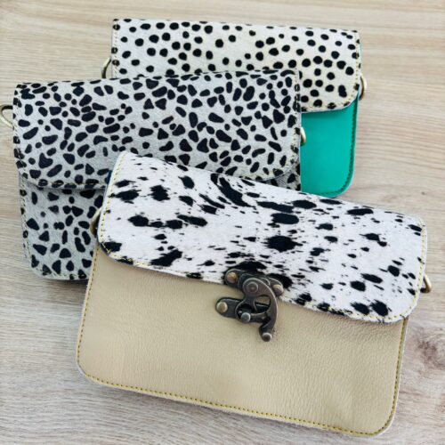 Bolso de Piel Multicolor Animal Print