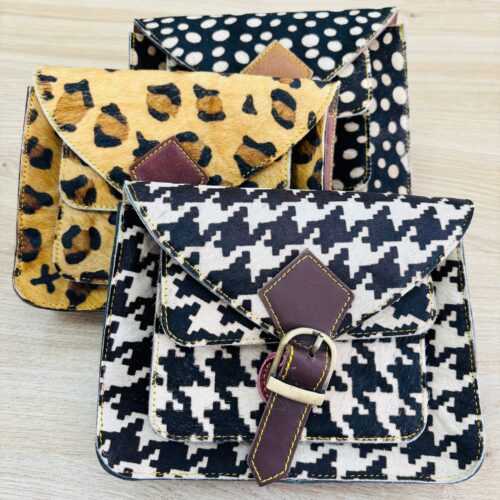 Bolso de Piel Multicolor Animal Print