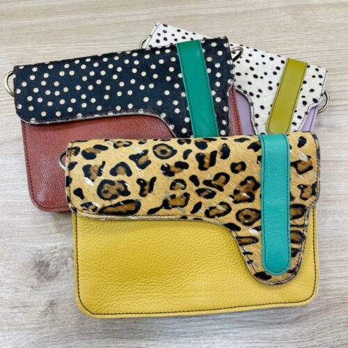 Bolso de Piel Multicolor Animal Print