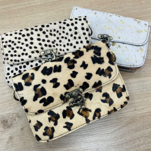 Bolso de Piel Multicolor Animal Print