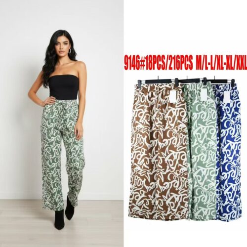 Pantalón Largo Fluido Estampado