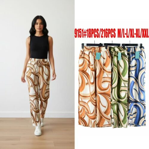 Pantalón Largo Fluido Estampado