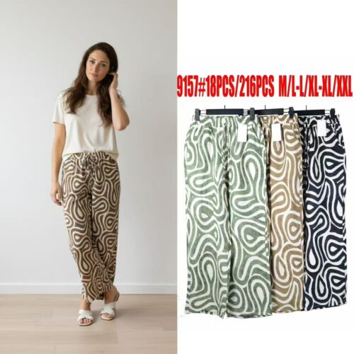 Pantalón Largo Fluido Estampado