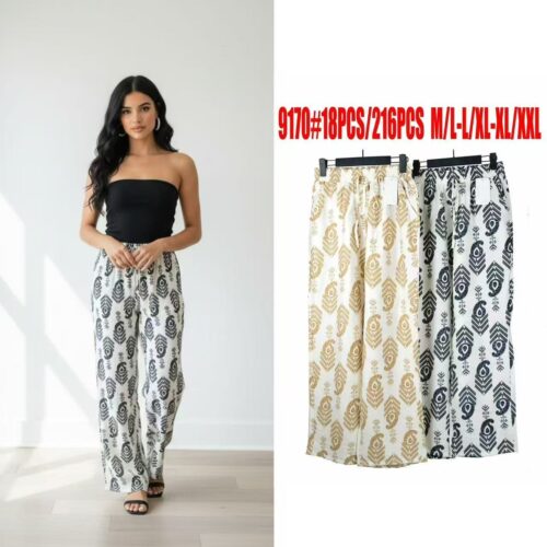 Pantalón Largo Fluido Estampado
