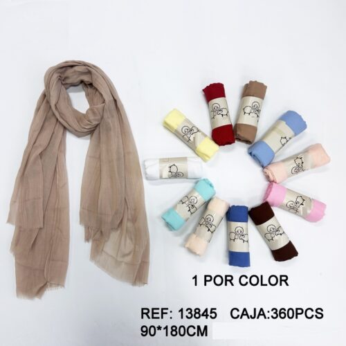 Fular Liso 90 x 180 cm