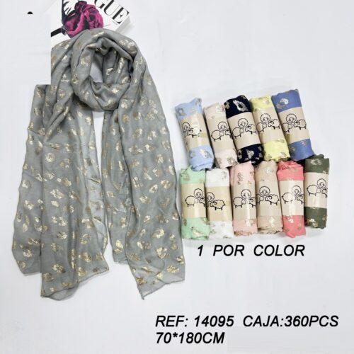 Fular Estampado 70 x 180 cm