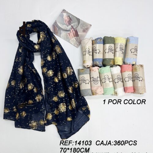 Fular Estampado Doraro 70 x 180cm