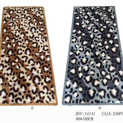 Fular Leopardo 90 x 180cm