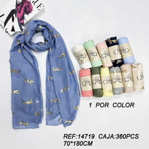 Fular Estampado 70 x 180cm