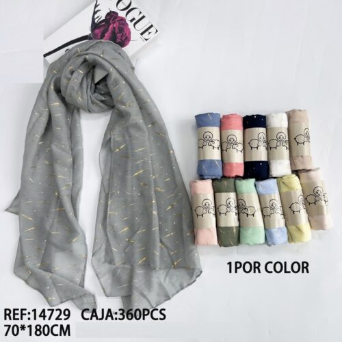 Fular Estampado 70 x 180cm