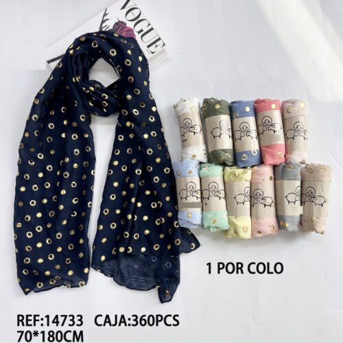 Fular Estampado 70 x 180cm