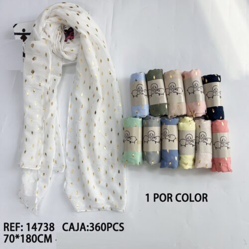 Fular Estampado 70 x 180cm