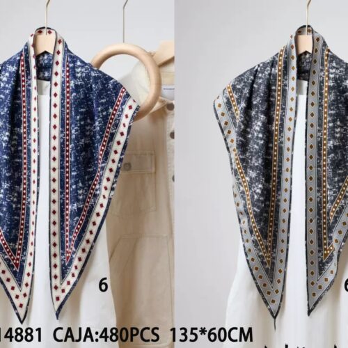 Fular Estampado 60 x 135cm