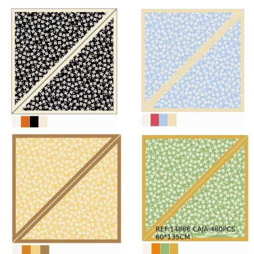 Fular Estampado Puntos 135 x 60 cm