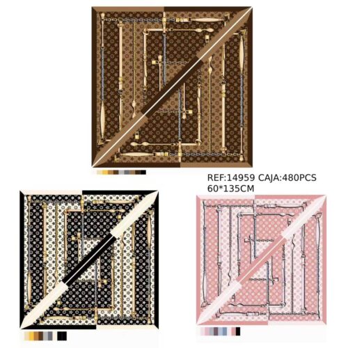 Fular Estampado Geometrico 135 x 60 cm