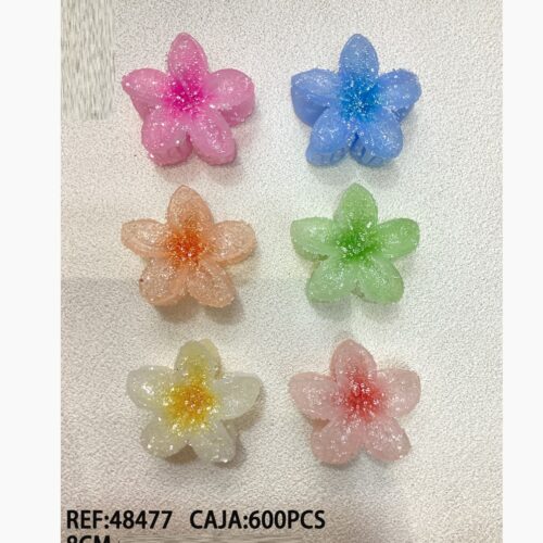 Pinzas de Pelo Flor 8 cm.