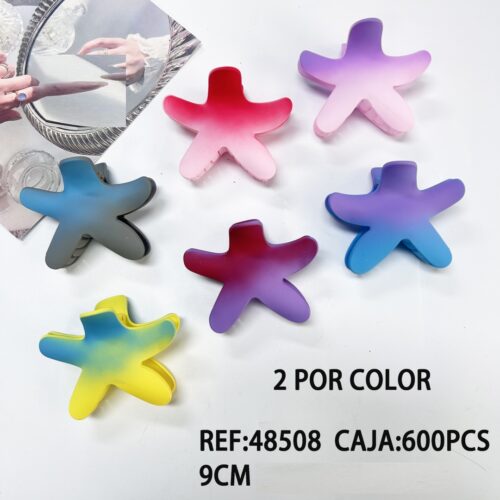 Pinzas de Pelo Estrella 9 cm.