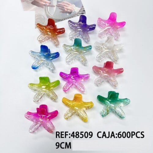 Pinzas de Pelo Estrella 9 cm.