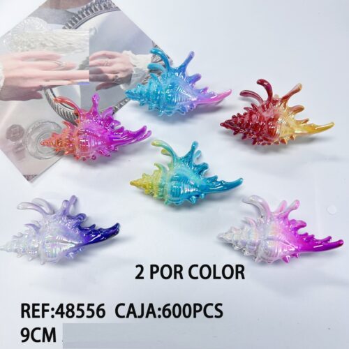 Pinzas de Pelo Caracola 9cm.
