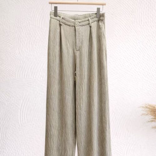 Pantalon Fluido Caqui