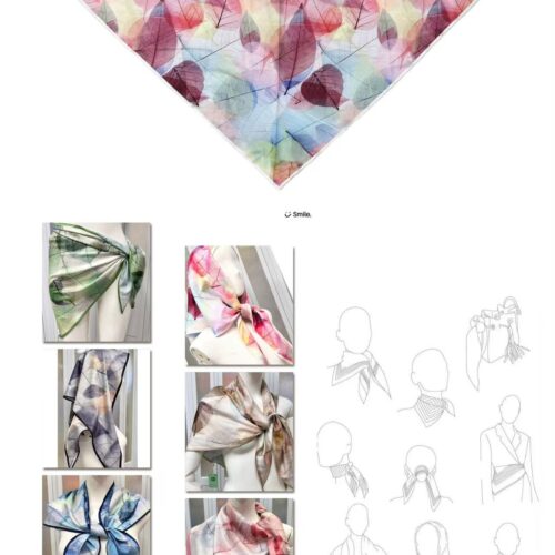 Pañuelo Estampado Multiposicion 135x55cm