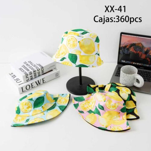 Gorro Pescador Estampado Limones
