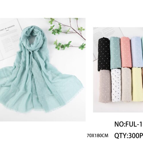 Fular Estampado Puntos 70 x 180 cm