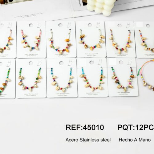 Tobillera Multicolor Conchas