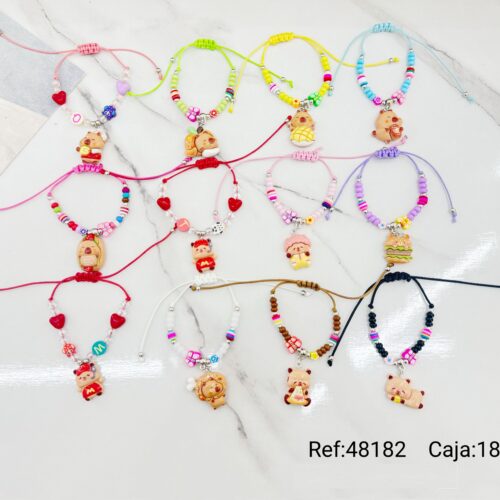 Pulsera Nudo colgante Capybara