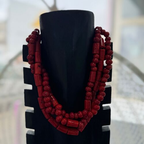 Collar Coralina Bolitas  Colores Surtidos