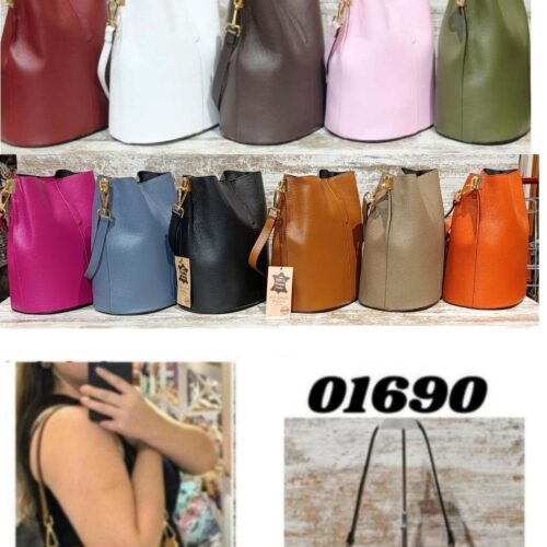 Bandolera Cubo Piel